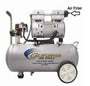 California Air Tools 6010LFC 1.0 HP Ultra Quiet Oil-Free Lightweight 6 Gallon Air Compressor