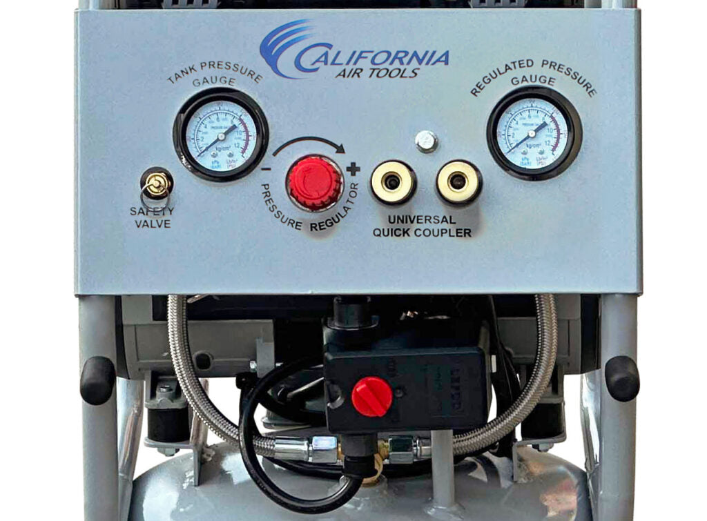 California Air Tools 10020C Ultra Quiet 2.0 HP Oil-Free 10-Gallon Air Compressor