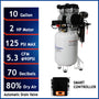 California Air Tools 10020DSMAD 2.0 HP SMART Ultra Quiet Oil-Free 10 Gallon Air Compressor with 80% Air Dryer & Automatic Drain, 110V