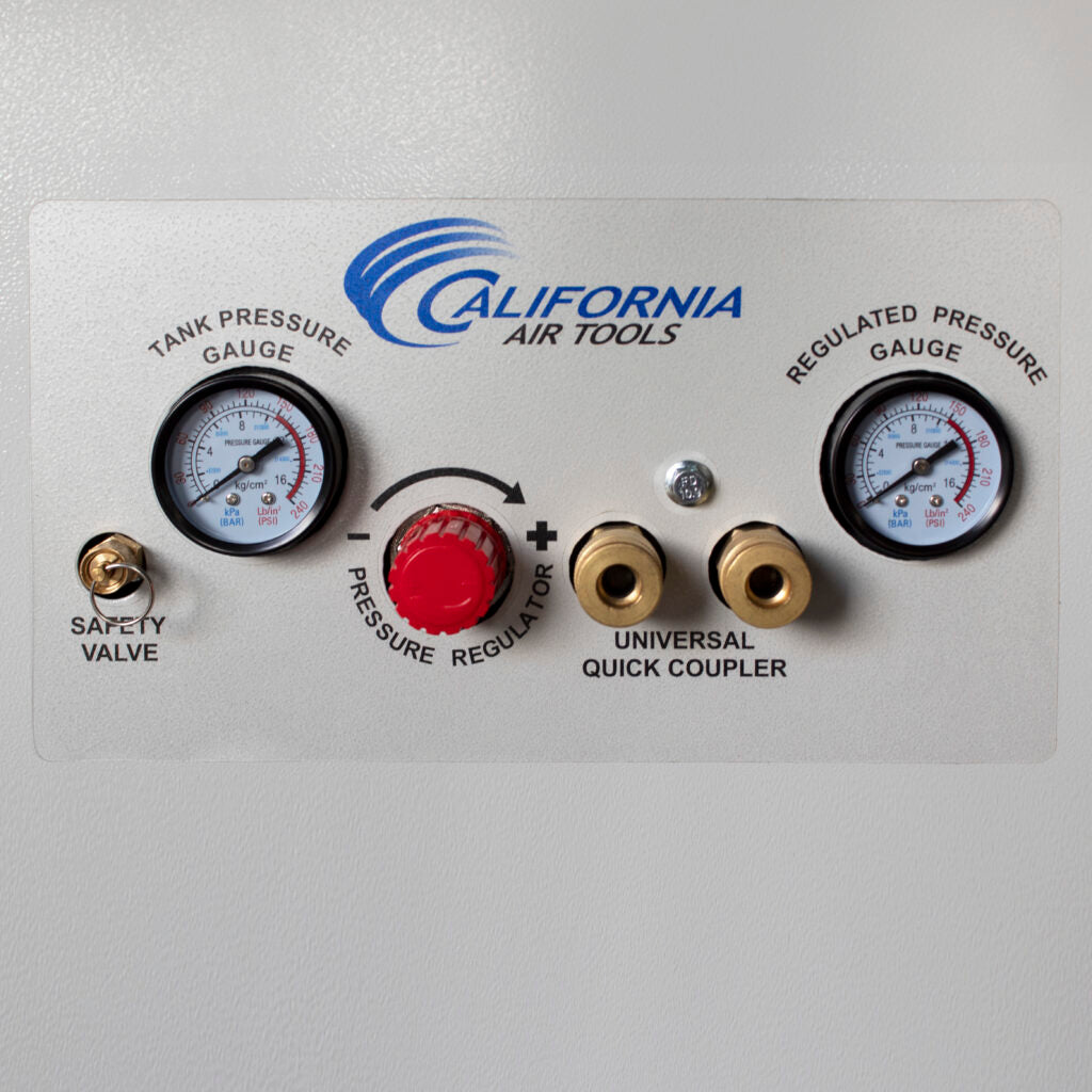California Air Tools 10020DSPC Ultra Quiet 2.0 HP Oil-Free 10-Gallon Air Compressor with 80% Air Dryer & Soundproof Cabinet