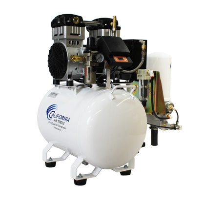California Air Tools 10020HDSMADC 2.0 HP SMART Ultra Quiet Oil-Free 10 Gallon Horizontal Air Compressor with 98% Air Dryer & Automatic Drain