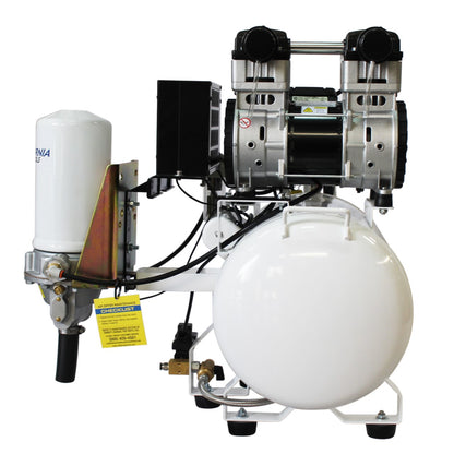 California Air Tools 10020HDSMADC 2.0 HP SMART Ultra Quiet Oil-Free 10 Gallon Horizontal Air Compressor with 98% Air Dryer & Automatic Drain