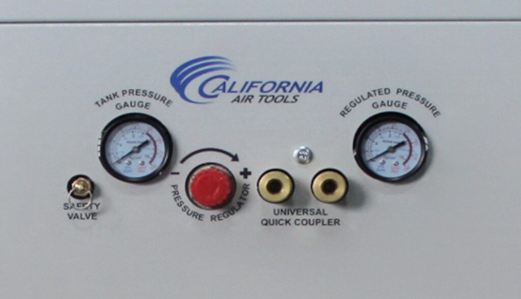 California Air Tools 10020HDSPCADC 2.0 HP Ultra Quiet Oil-Free 10 Gallon Horizontal Air Compressor with 98% Air Dryer & Automatic Drain, Soundproof Cabinet