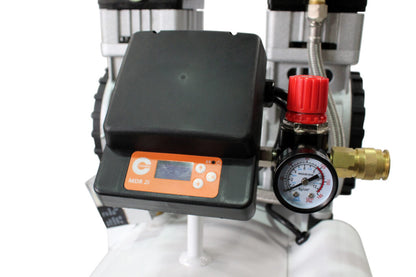 California Air Tools 10020SMHAD 2.0 HP SMART Ultra Quiet & Oil-Free 10 Gallon Air Compressor with Automatic Drain Valve