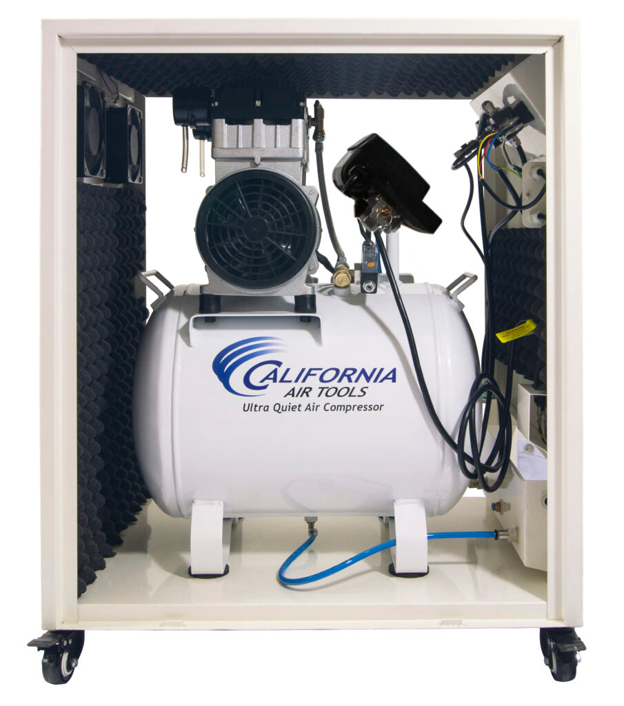 California Air Tools 10020SMSPC 2.0 HP SMART Ultra-Quiet Oil-Free 10 Gallon Air Compressor with Sound Proof Cabinet