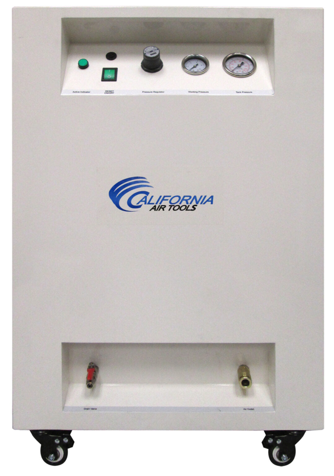 California Air Tools 10020SMSPC 2.0 HP SMART Ultra-Quiet Oil-Free 10 Gallon Air Compressor with Sound Proof Cabinet