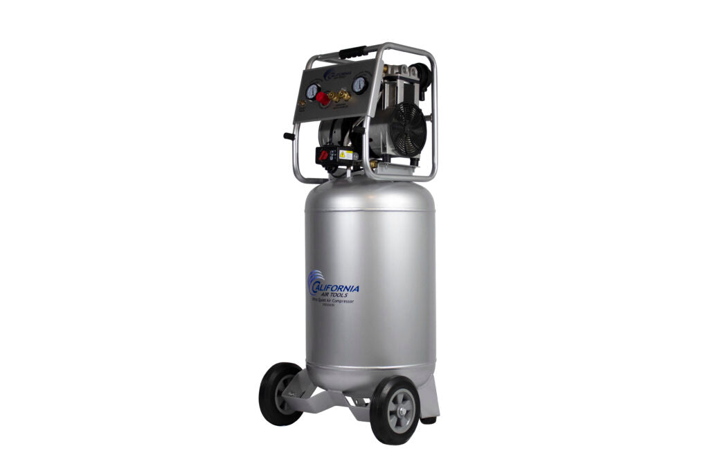 California Air Tools 20020CR Ultra Quiet & Oil-Free Continuous Run 2.0 HP 20 Gallon Air Compressor – 100% Duty Cycle