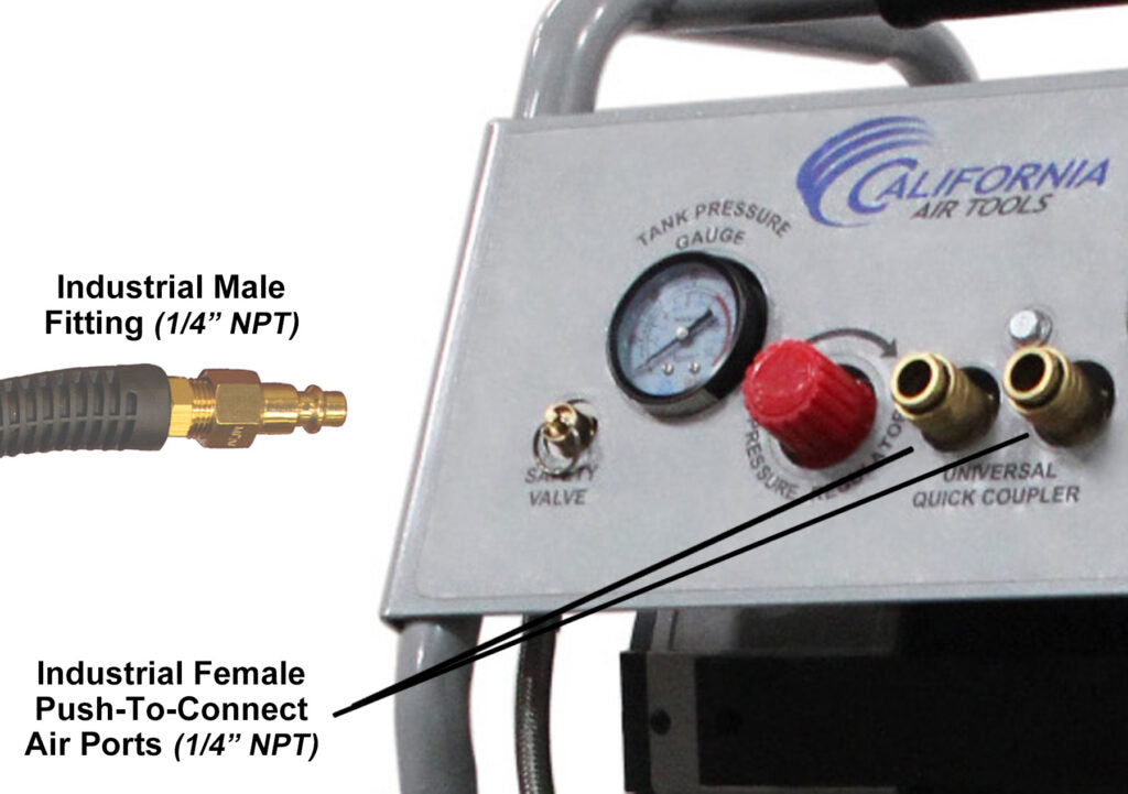 California Air Tools 20020CR Ultra Quiet & Oil-Free Continuous Run 2.0 HP 20 Gallon Air Compressor – 100% Duty Cycle