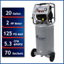 California Air Tools 20020 Ultra Quiet 2.0 HP Oil-Free Portable 20 Gallon Air Compressor