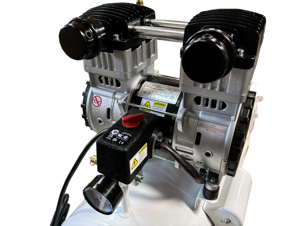 California Air Tools 20020CTR Ultra Quiet 70 dB 2.0 HP Oil-Free 20 Gallon Horizontal Air Compressor – 110V 60Hz