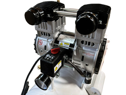 California Air Tools 20020CTR-22060 Ultra Quiet 70 dB 2.0 HP Oil-Free 20 Gallon Horizontal Air Compressor – 220V 60Hz