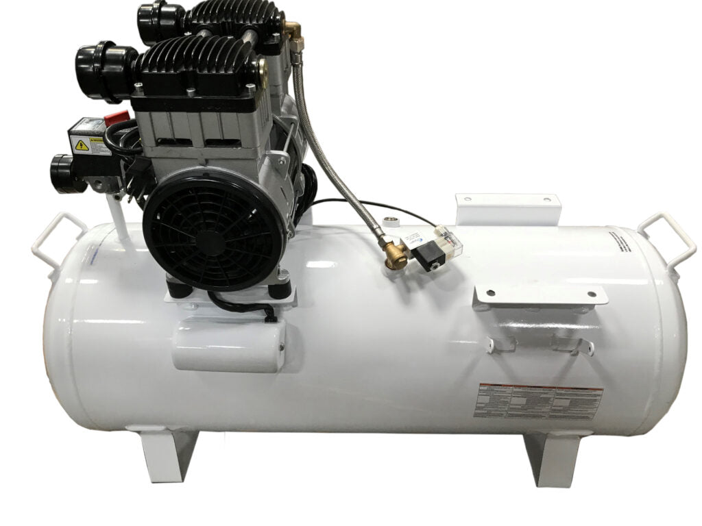 California Air Tools 20020CTR Ultra Quiet 70 dB 2.0 HP Oil-Free 20 Gallon Horizontal Air Compressor – 110V 60Hz