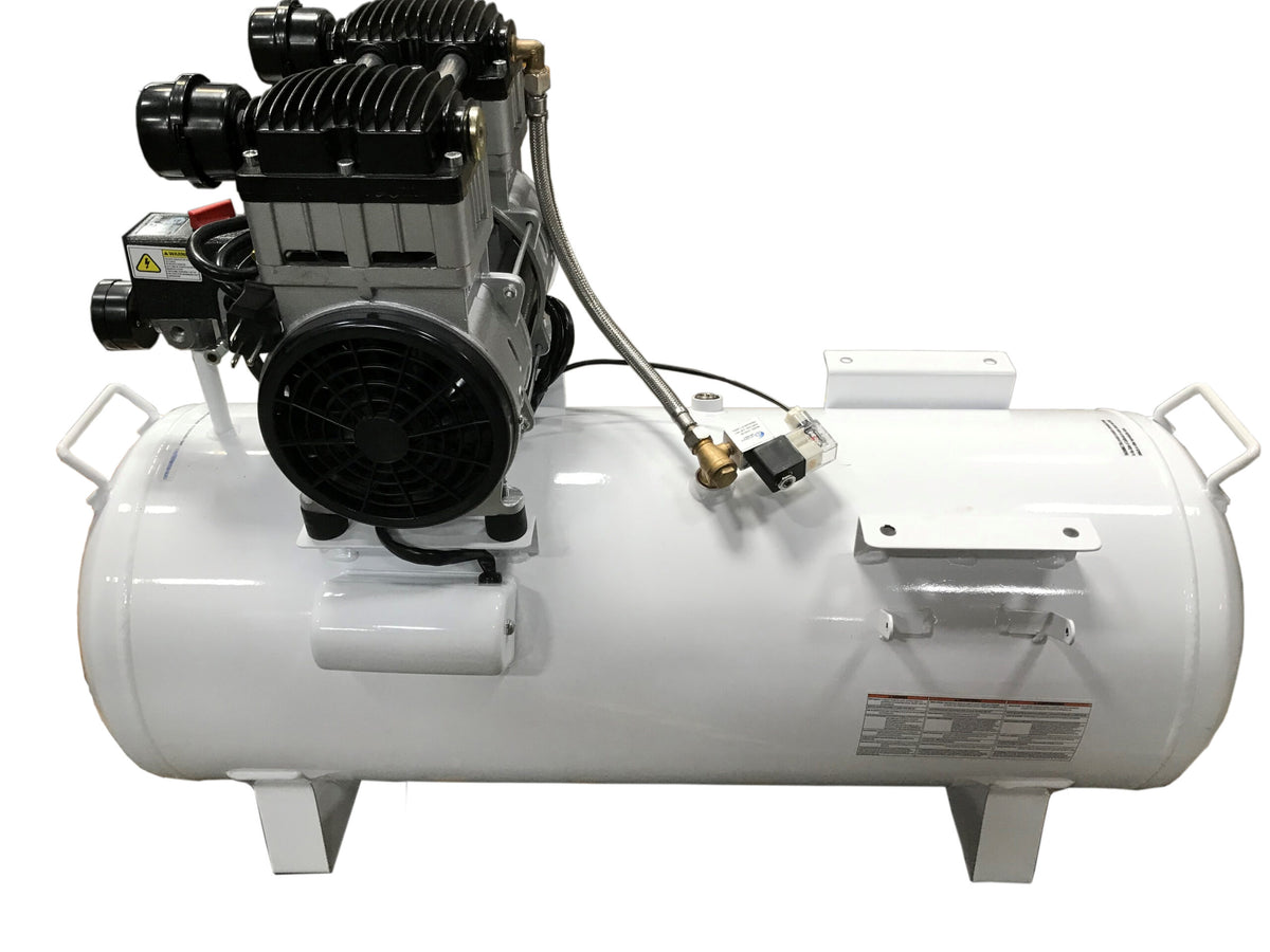 California Air Tools 20020CTR-22060 Ultra Quiet 70 dB 2.0 HP Oil-Free 20 Gallon Horizontal Air Compressor – 220V 60Hz