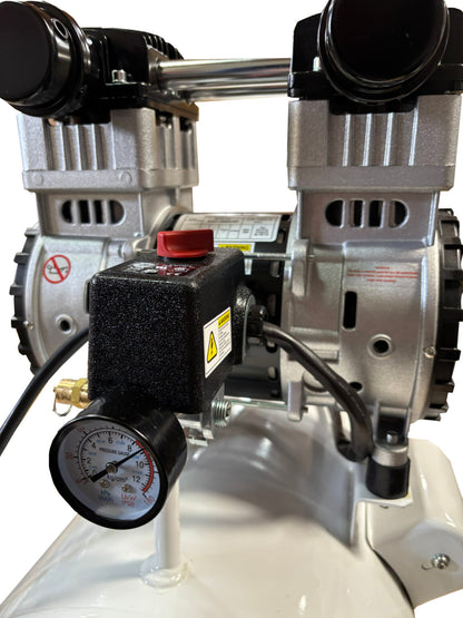 California Air Tools 20020CTR Ultra Quiet 70 dB 2.0 HP Oil-Free 20 Gallon Horizontal Air Compressor – 110V 60Hz
