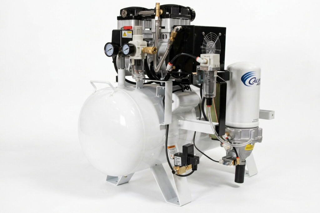 California Air Tools 20020DCADC 2.0 HP Ultra Quiet Oil-Free 20 Gallon Horizontal Air Compressor with 98% Air Dryer & Automatic Drain, 110V
