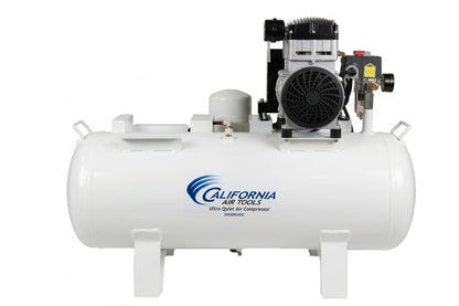 California Air Tools 20020DCADC 2.0 HP Ultra Quiet Oil-Free 20 Gallon Horizontal Air Compressor with 98% Air Dryer & Automatic Drain, 110V