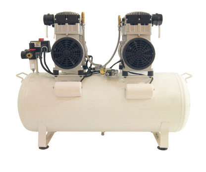 California Air Tools 20040C Powerful 4.0 HP Ultra Quiet & Oil-Free 20 Gallon Horizontal Air Compressor – 220V