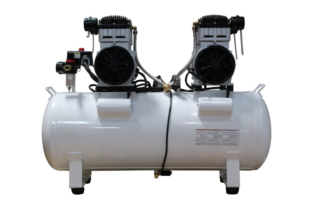 California Air Tools 20040CAD Powerful 4.0 HP Ultra Quiet & Oil-Free 20 Gallon Air Compressor with Automatic Drain Valve – 220V