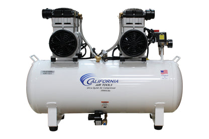 California Air Tools 20040CAD Powerful 4.0 HP Ultra Quiet & Oil-Free 20 Gallon Air Compressor with Automatic Drain Valve – 220V