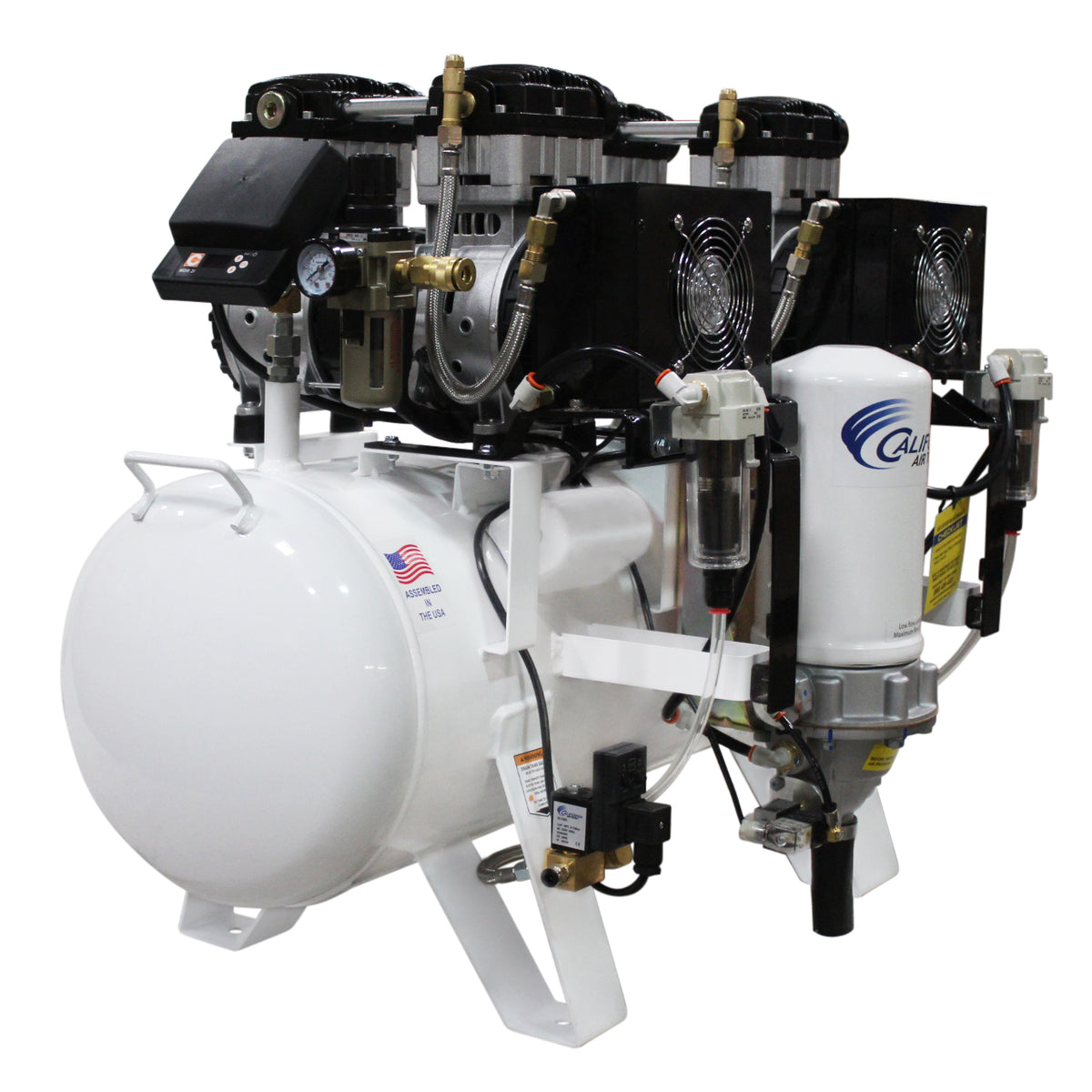 California Air Tools 20040DSMADC Powerful 4.0 HP SMART Ultra Quiet & Oil-Free 20 Gallon Air Compressor with 98% Air Dryer & Automatic Drain Valve – 220V