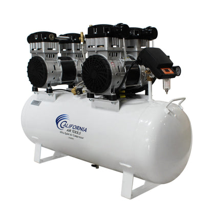 California Air Tools 20040SM Powerful 4.0 HP SMART Ultra Quiet & Oil-Free 20 Gallon Air Compressor – 220V