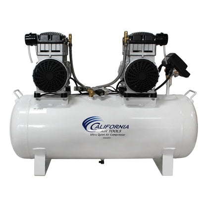 California Air Tools 20040SMAD Powerful 4.0 HP SMART Ultra Quiet & Oil-Free 20 Gallon Air Compressor with Automatic Drain Valve – 220V