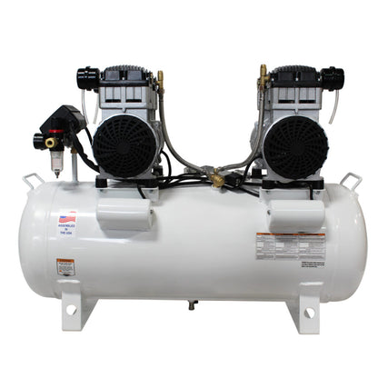 California Air Tools 20040SM Powerful 4.0 HP SMART Ultra Quiet & Oil-Free 20 Gallon Air Compressor – 220V