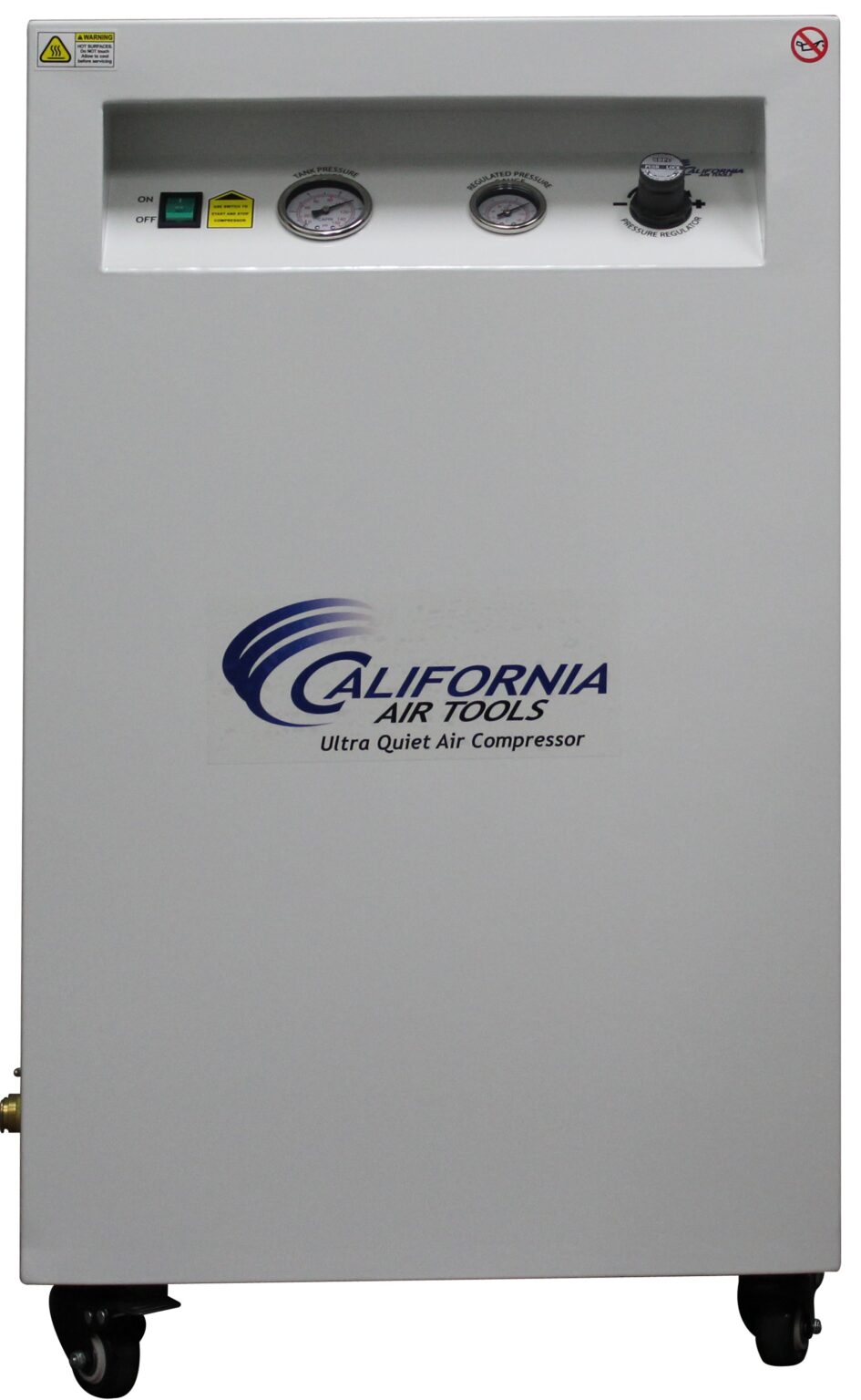 California Air Tools 20040SPCAD 4.0 HP Ultra Quiet Oil-Free 20 Gallon Air Compressor with Automatic Drain & Soundproof Cabinet, 220V