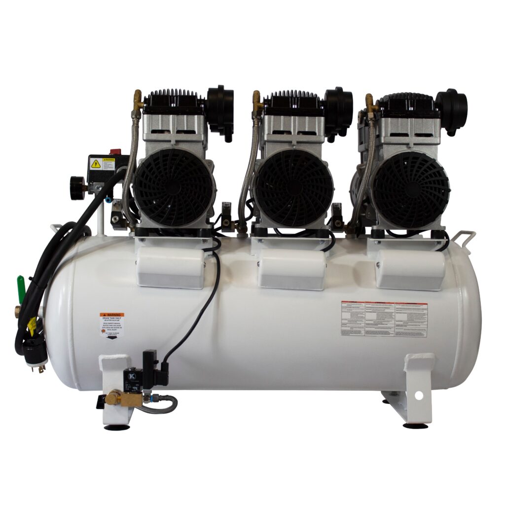 California Air Tools 20060CAD Ultra Quiet & Oil-Free 6.0 HP 20 Gallon Air Compressor with Automatic Drain Valve – 220V