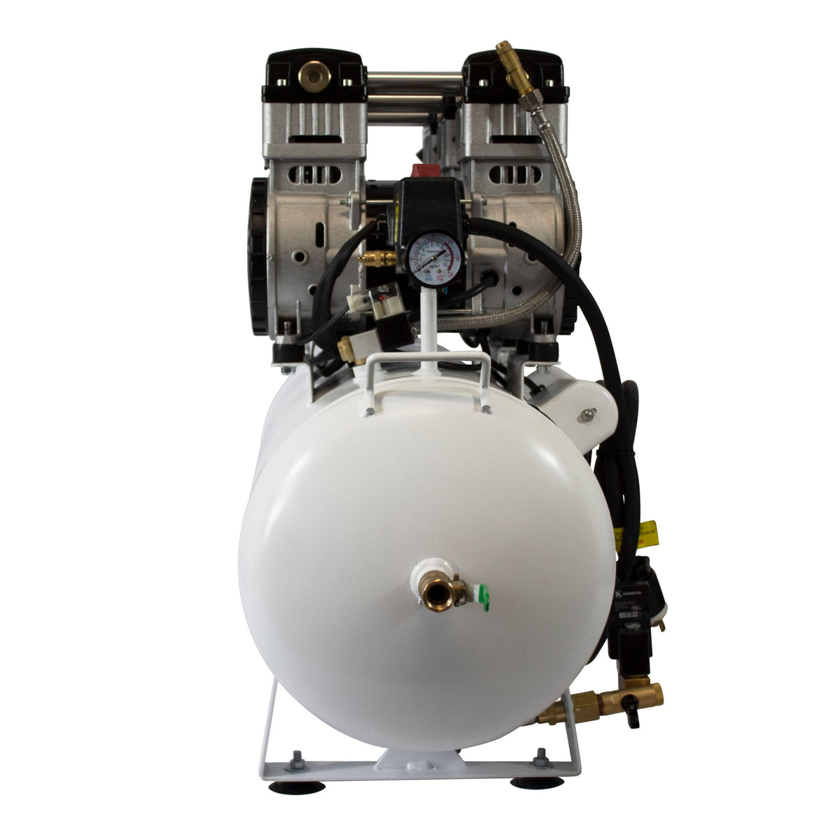California Air Tools 20060CAD Ultra Quiet & Oil-Free 6.0 HP 20 Gallon Air Compressor with Automatic Drain Valve – 220V