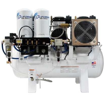 California Air Tools 20060DCC Ultra Quiet & Oil-Free 6.0 HP 20 Gallon Air Compressor with 98% Air Drying System – 220V