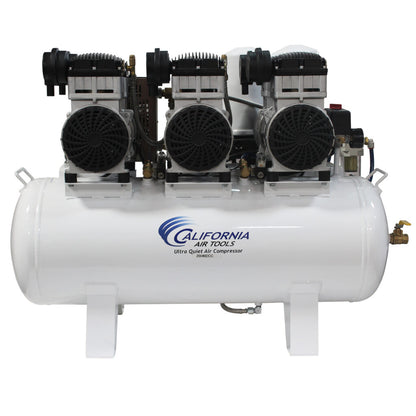 California Air Tools 20060DCC Ultra Quiet & Oil-Free 6.0 HP 20 Gallon Air Compressor with 98% Air Drying System – 220V
