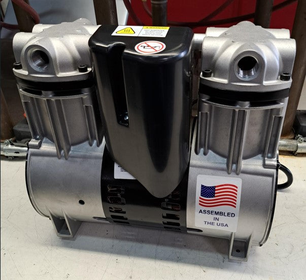 California Air Tools 200CR 2.0 HP Continuous Run Ultra Quiet Oil-Free Motor/Pump – 100% Duty Cycle