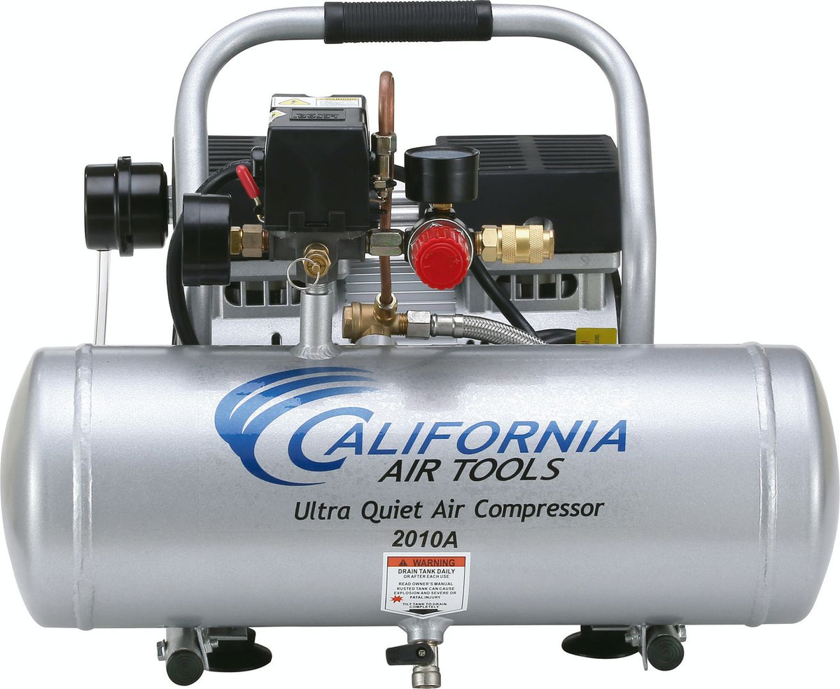 California Air Tools 2010A Ultra Quiet Oil-Free 1.0 HP 2-Gallon Air Compressor 4-Pack