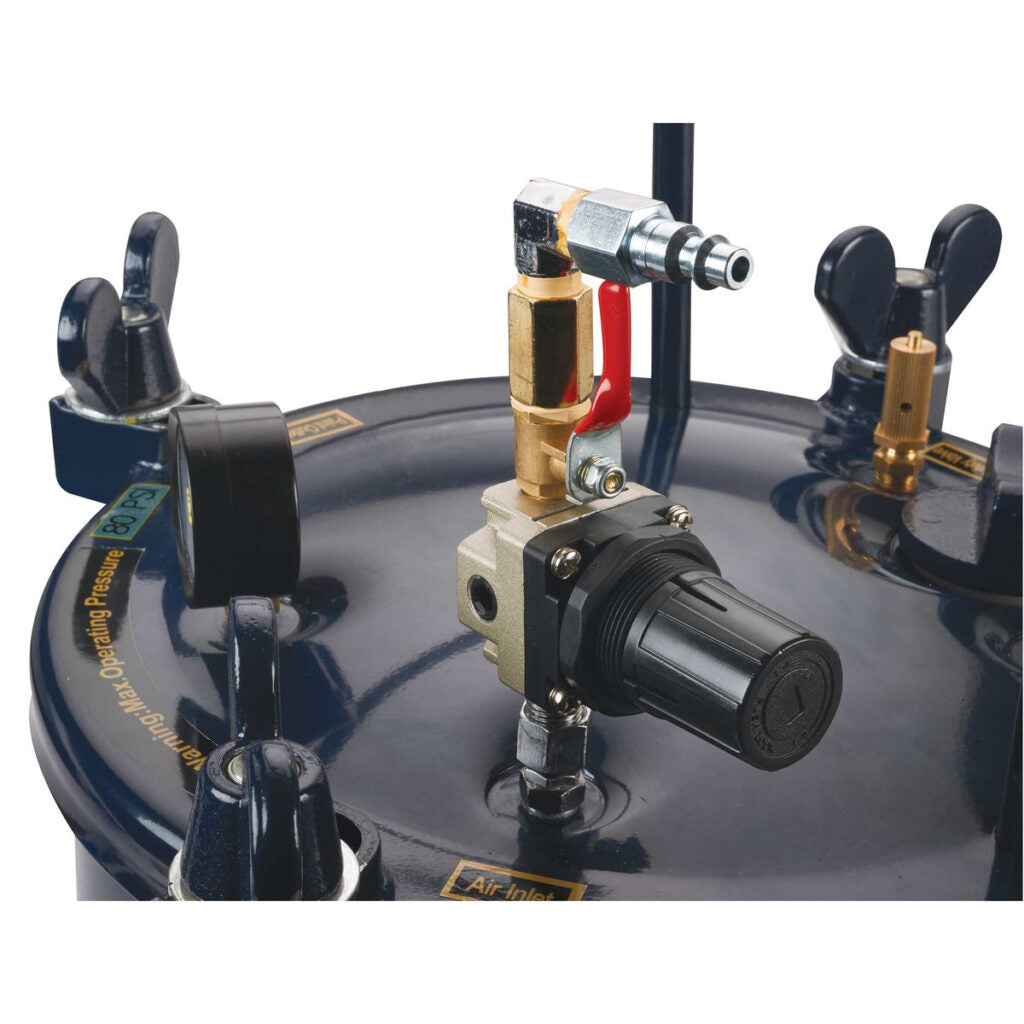 California Air Tools 365C 5 Gallon Pressure Pot for Resin Casting – 80 PSI