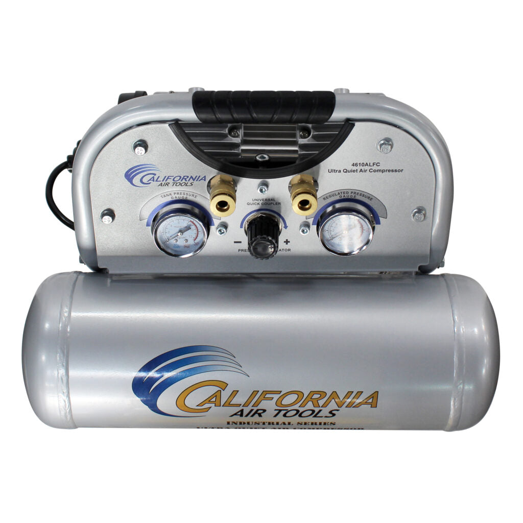 California Air Tools 4610ALFC Ultra Quiet 1.0 HP Oil-Free Lightweight 4.6-Gallon Air Compressor – Industrial Series