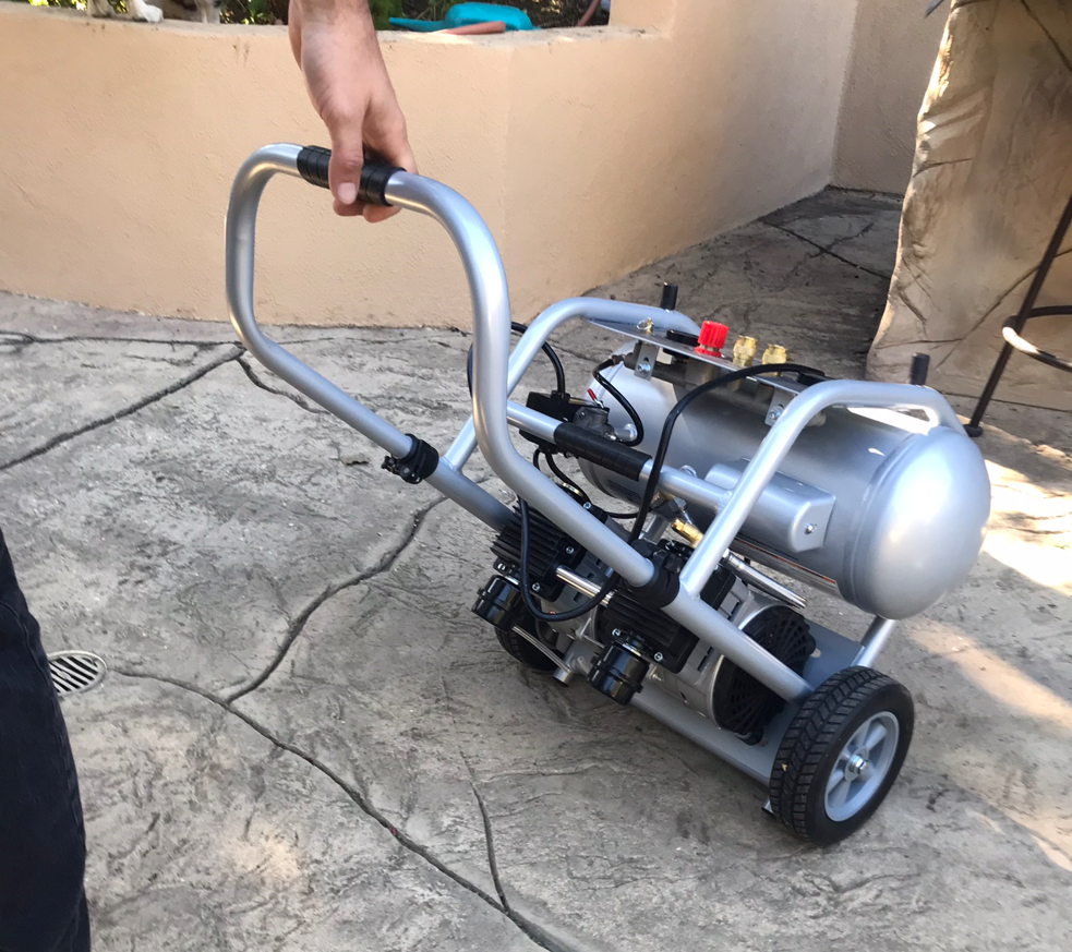California Air Tools 5020W Powerful 2.0 HP Ultra Quiet & Oil-Free Rugged 5 Gallon Air Compressor – 110V