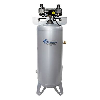 California Air Tools 60065C Ultra Quiet & Oil-Free 6.5 HP 60 Gallon ASME Air Compressor – 208/230V 3-Phase