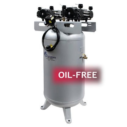California Air Tools 80060C 6.0 HP Ultra Quiet Oil-Free 80 Gallon Stationary Air Compressor