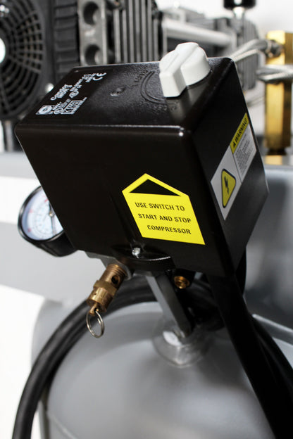 California Air Tools 80060C 6.0 HP Ultra Quiet Oil-Free 80 Gallon Stationary Air Compressor