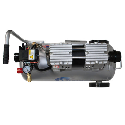 California Air Tools 8010AAD Ultra Quiet Oil-Free 1.0 HP 8-Gallon Aluminum Air Compressor with Automatic Drain Valve
