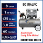 California Air Tools 8010ALFC 1.0 HP Ultra Quiet Oil-Free 8 Gallon Aluminum Air Compressor