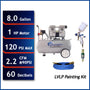 California Air Tools 8010PK Ultra Quiet 1.0 HP 8-Gallon Air Compressor & LVLP Spray Painting Kit  2. Product Type