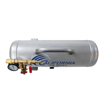 California Air Tools AUX02S 2 Gallon Steel Portable Auxiliary Air Tank – 125 PSI