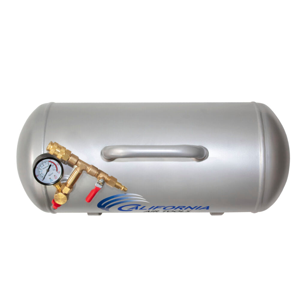 California Air Tools AUX05A 5 Gallon Aluminum Rust-Free Lightweight Auxiliary Air Tank – 125 PSI