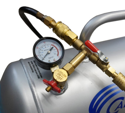 California Air Tools AUX05S 5 Gallon Steel Portable Auxiliary Air Tank – 125 PSI