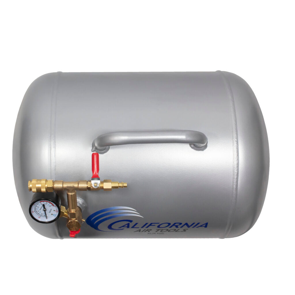California Air Tools AUX10A 10 Gallon Aluminum Rust-Free Ultra Lightweight Auxiliary Air Tank – 125 PSI
