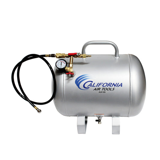 California Air Tools AUX10S 10 Gallon Steel Portable Auxiliary Air Tank – 125 PSI