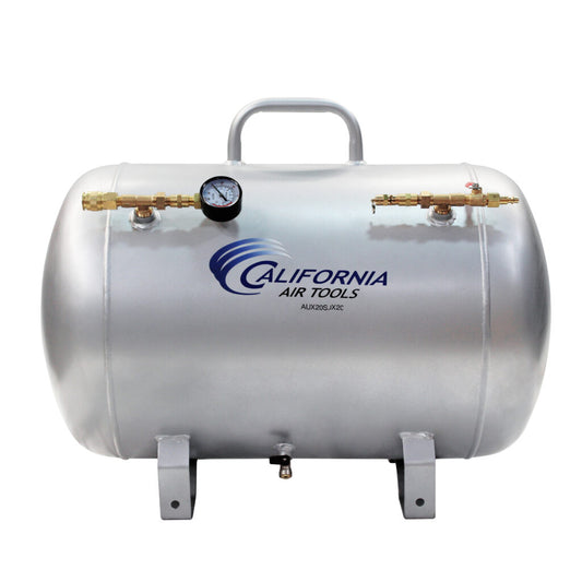 California Air Tools AUX20S 20 Gallon Steel Portable Auxiliary Air Tank – 125 PSI