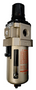 California Air Tools 91426 Air Pressure Filter Regulator with Micro Mist Separator – 1/2" NPT, 125 PSI